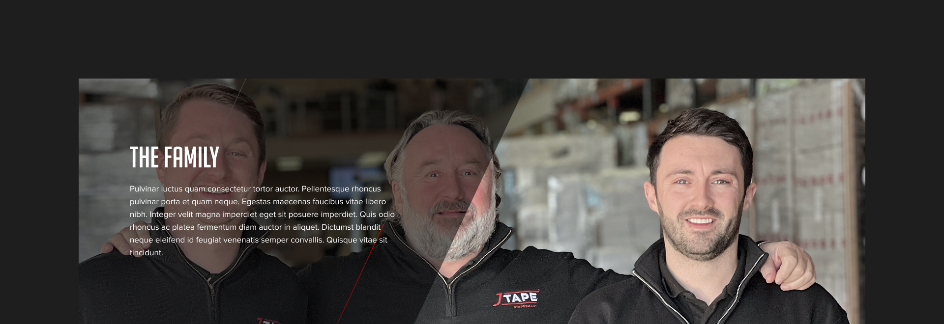 framed-section with image