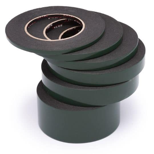 black double sided mounting tape
