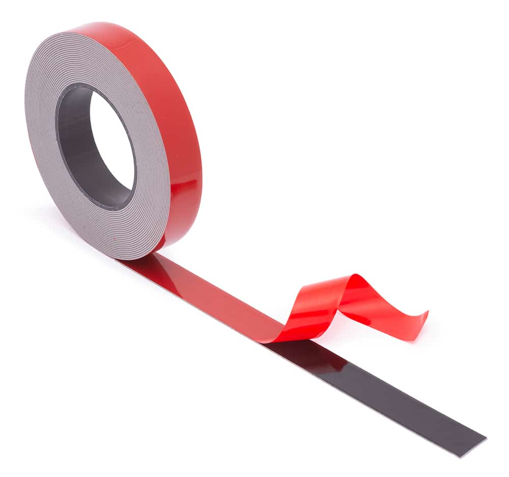 Red and grey Double Sided Acrylic Tape 