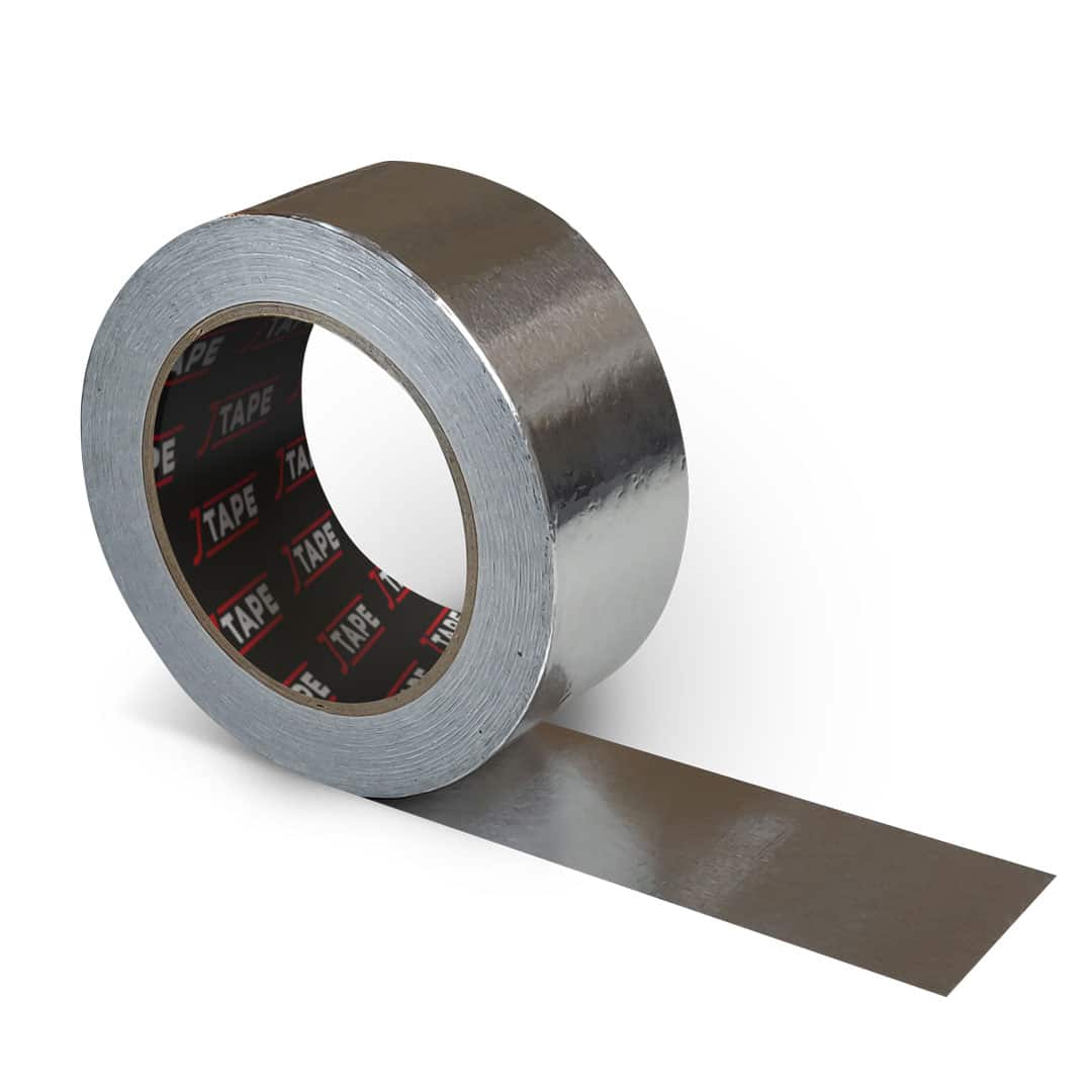 Aluminium Foil Tape Self Adhesive Heat Resistant Insulation Duct Tape 50mm x 45m 