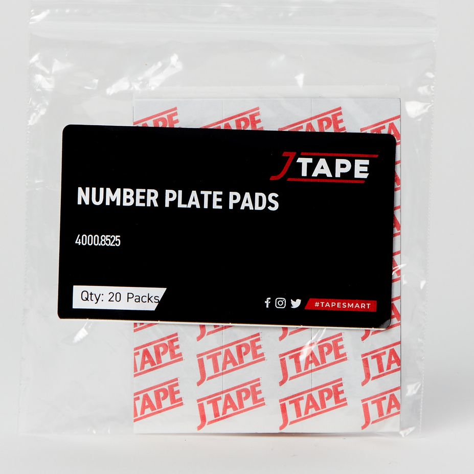JTAPE number plate pads