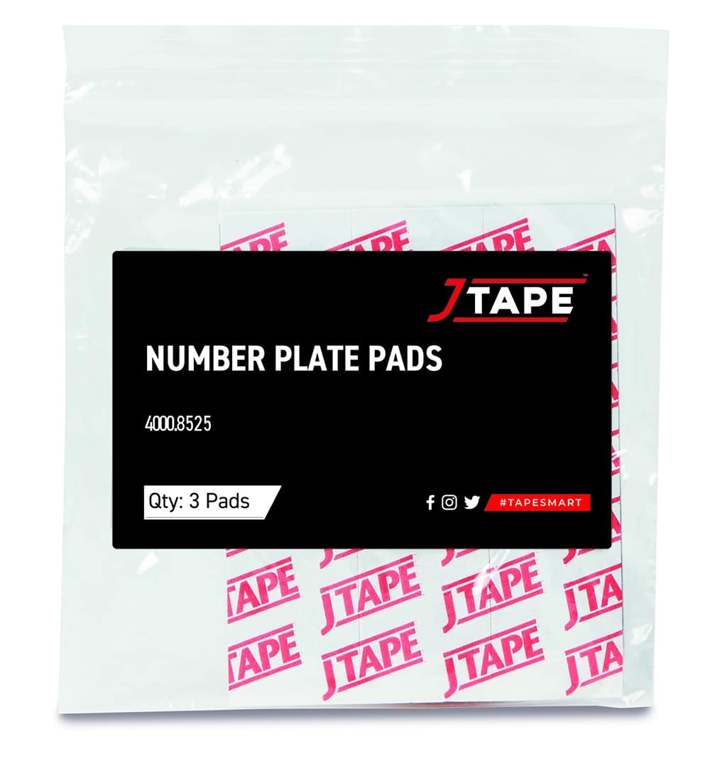 Number Plate Pads