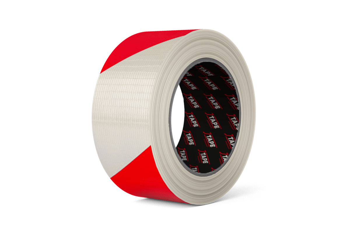 Red and White Hazard Tape Safety Marking Tape JTAPE