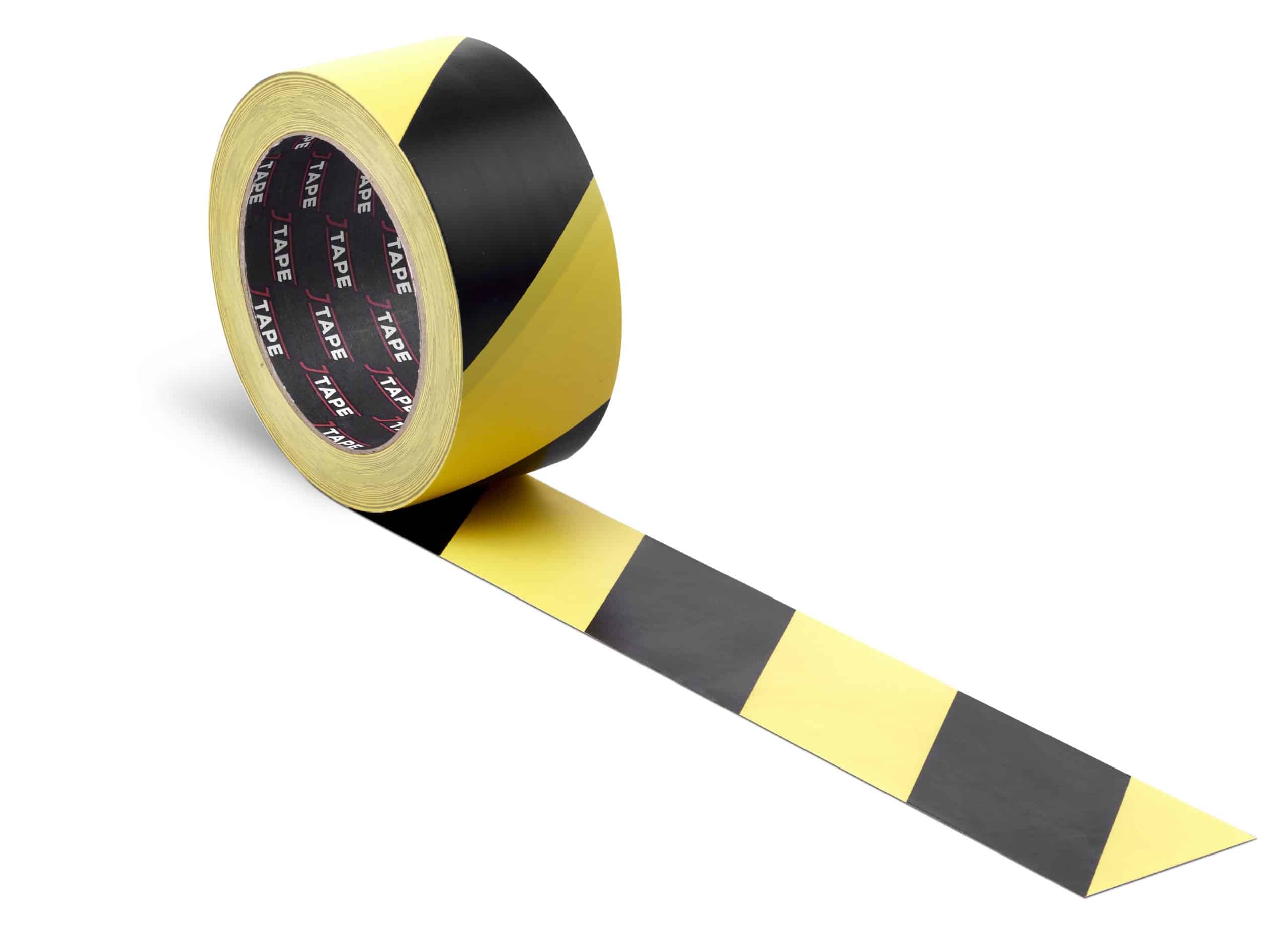 Yellow and Black Floor Marking Tape