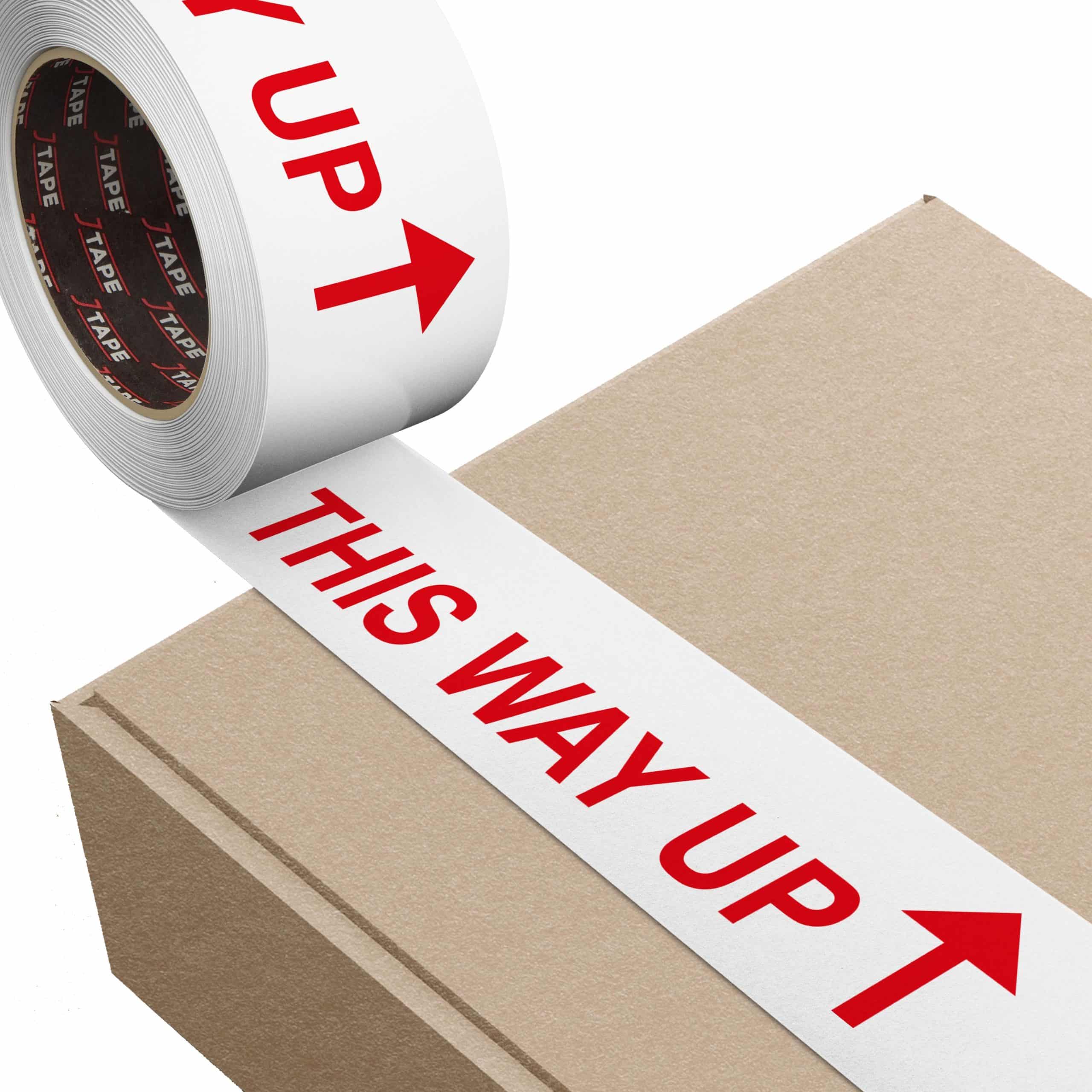 Pre-Printed Packaging Tape - This Way Up