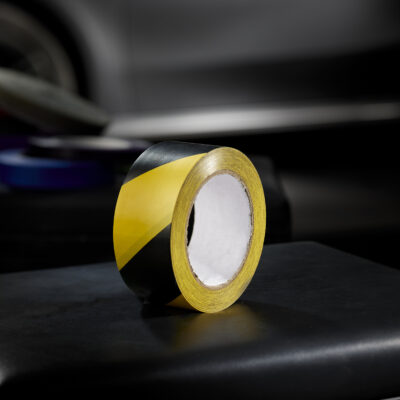 Yellow and Black Floor Marking Tape