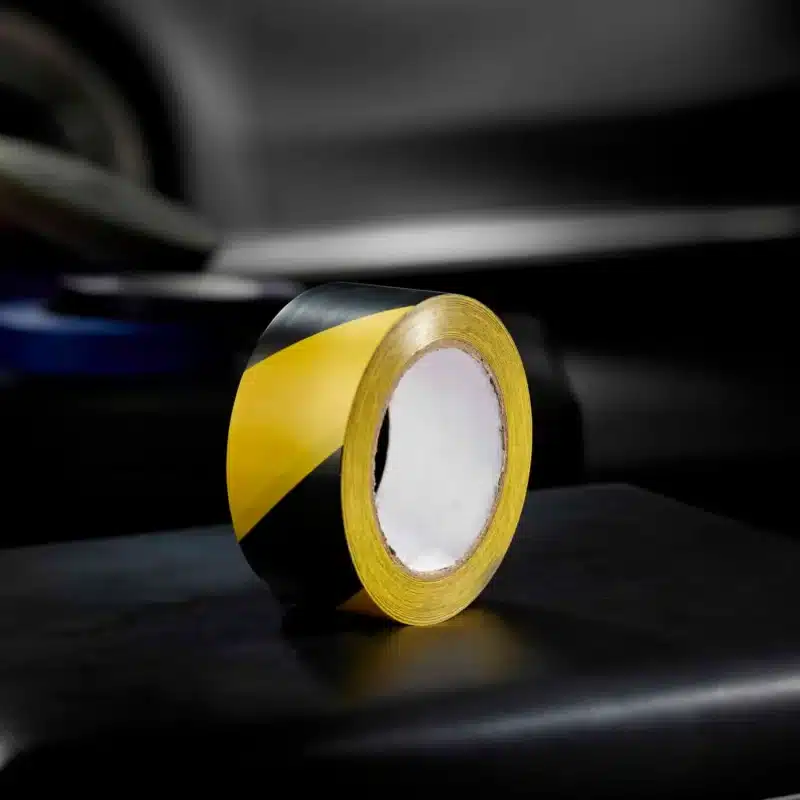 Yellow and Black Floor Marking Tape